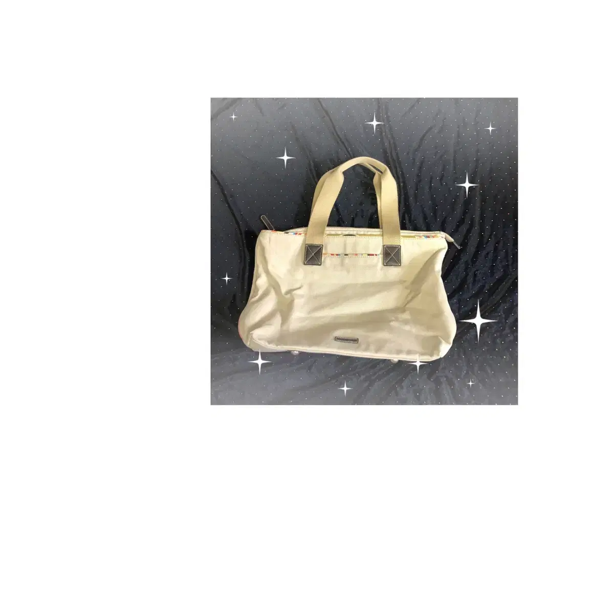 Vintage paul smith beige tote bag